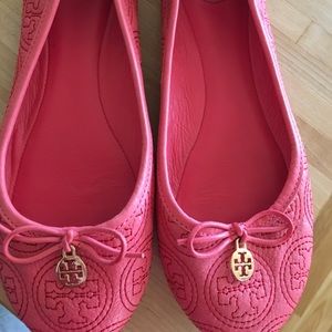 Tory Burch Chelsea stitched flats
